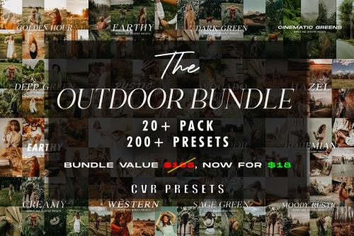 The Outdoor Lightroom Presets Bundle - 20 Premium Graphics