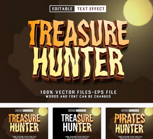 Treasure Hunter Editable Text Effect - AD5F4TT