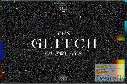 VHS Glitch Overlays - SYX6J5F