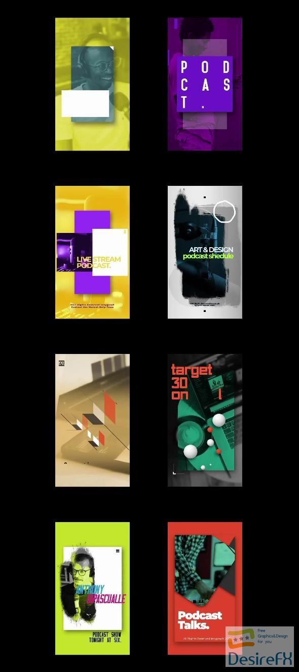 VideoHive Podcast Instagram Stories 50386345