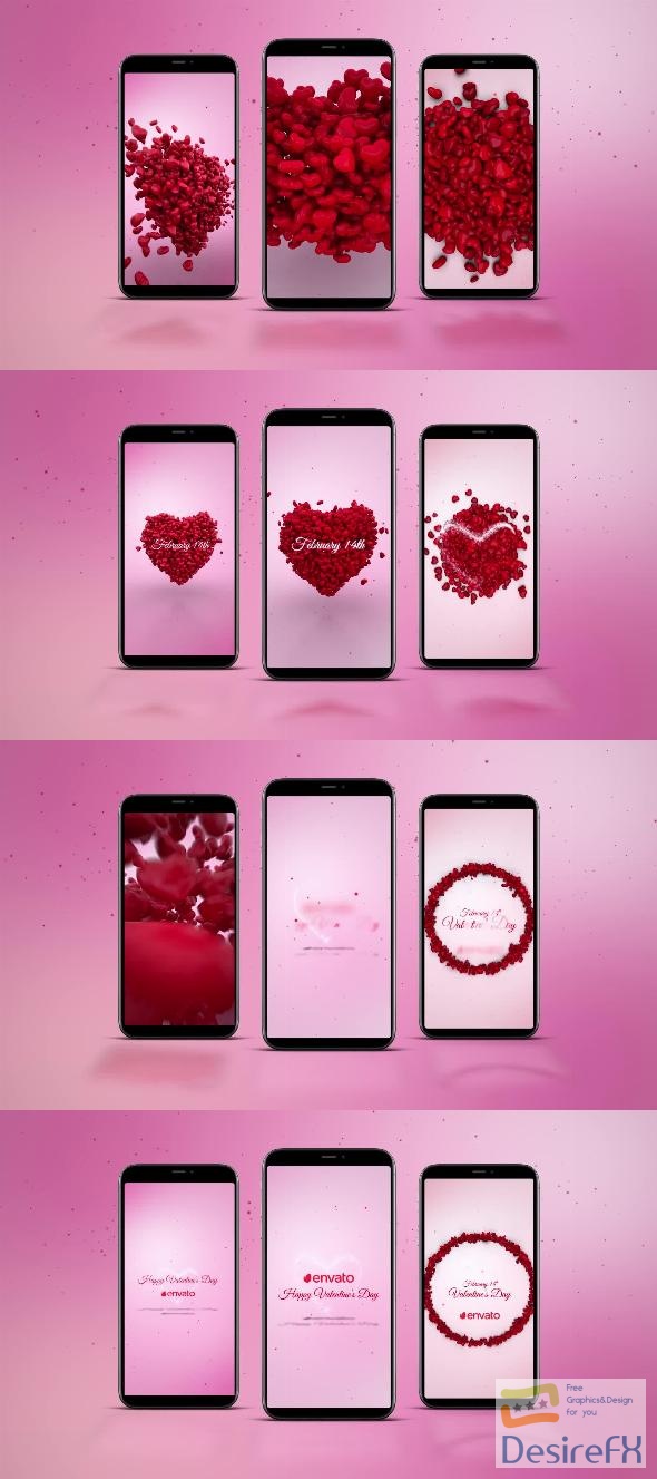 VideoHive Valentines Day Stories Pack 50270660
