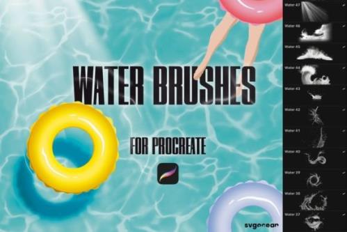 Water Procreate Brushes - 2166730
