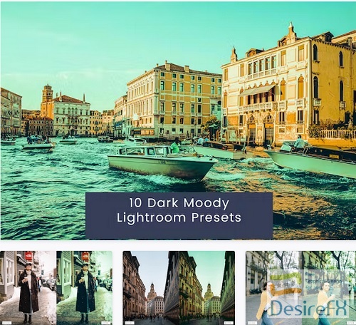 10 Dark Moody Lightroom Presets - KRXKKE5