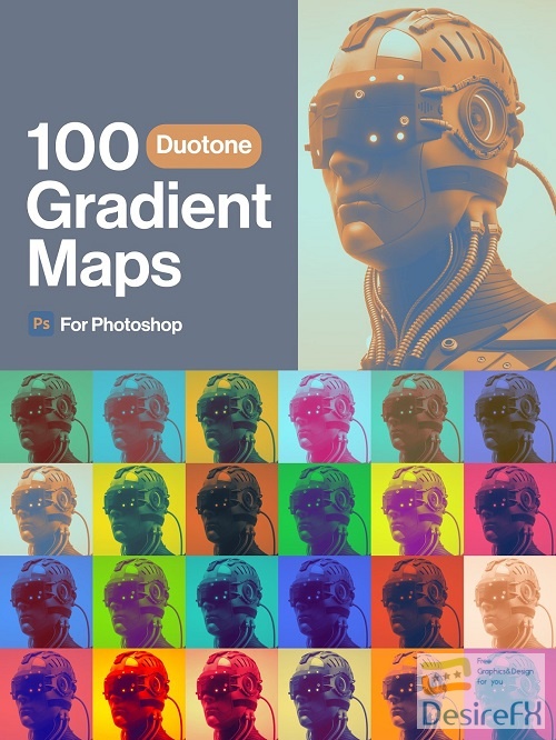 100 Duotone Gradients - 92030936