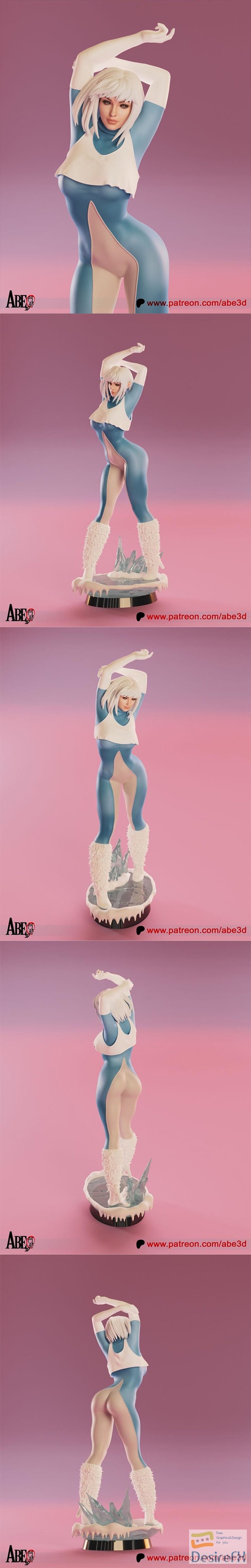 Abe3D – Ice – Tora Olafsdotter – 3D Print