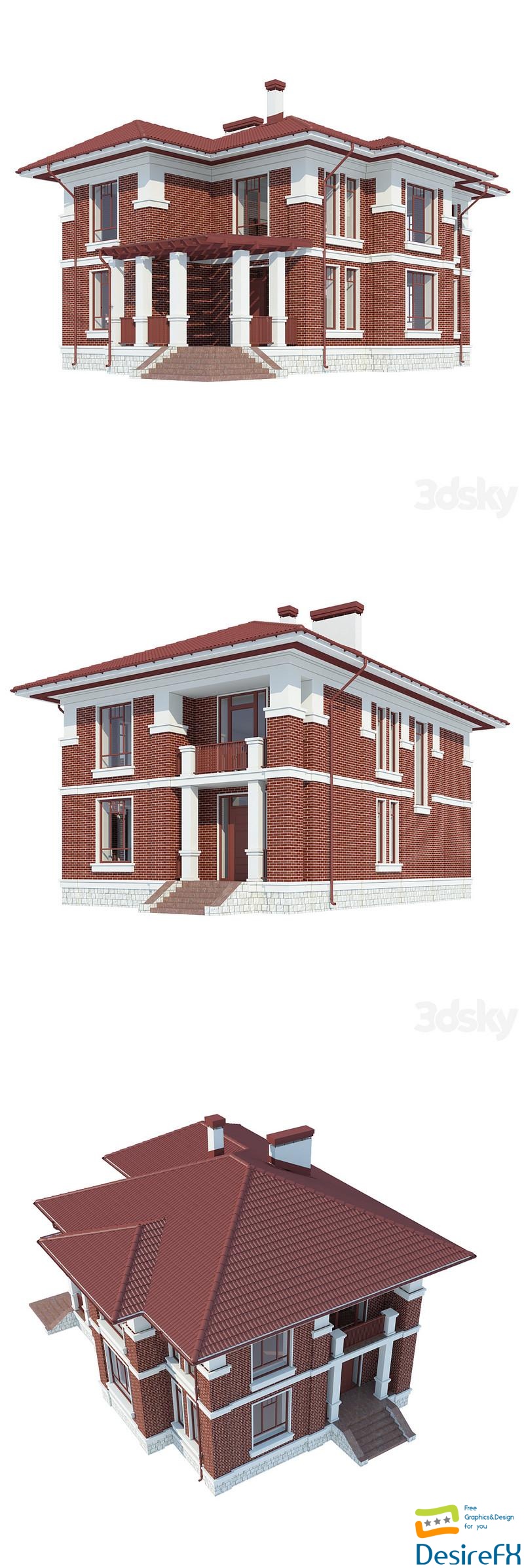 ABS House V261 3D Model