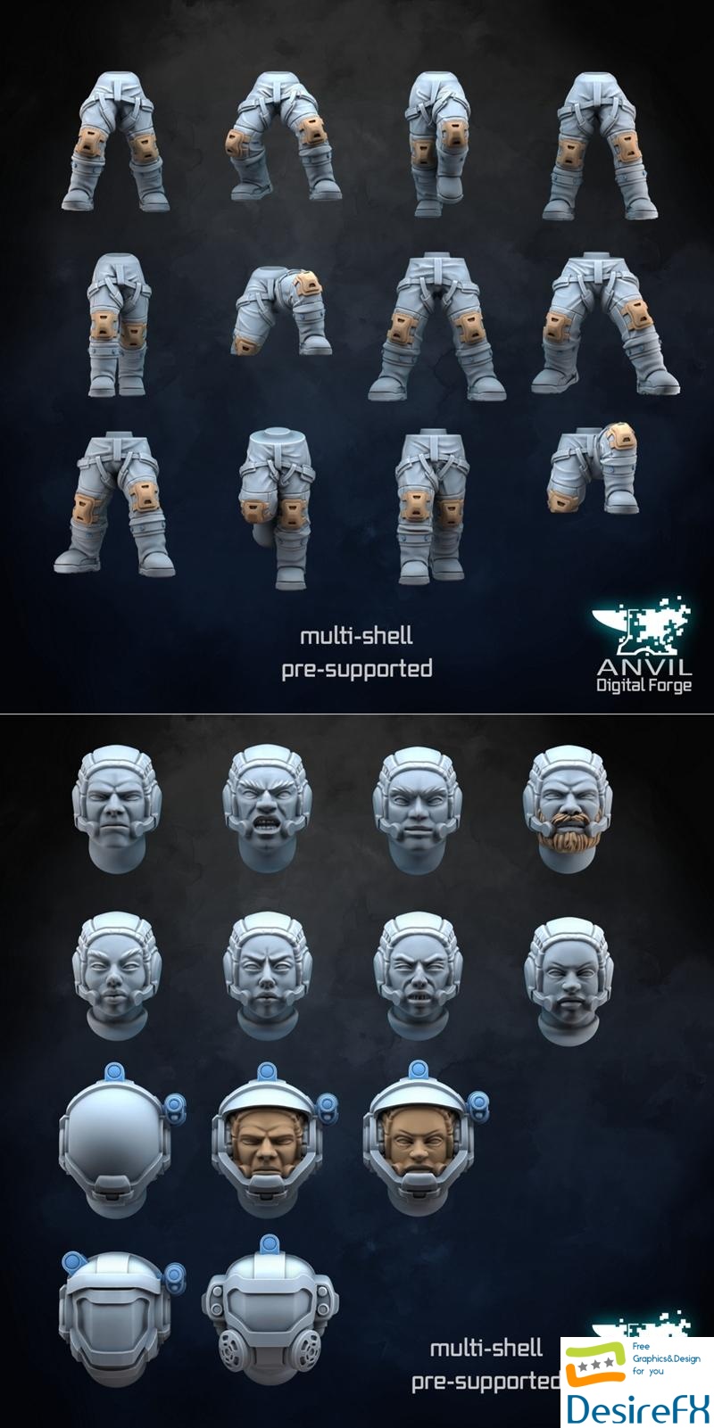 Anvil Digital Forge - NASA Punk Astronauts February 2024 3D Print