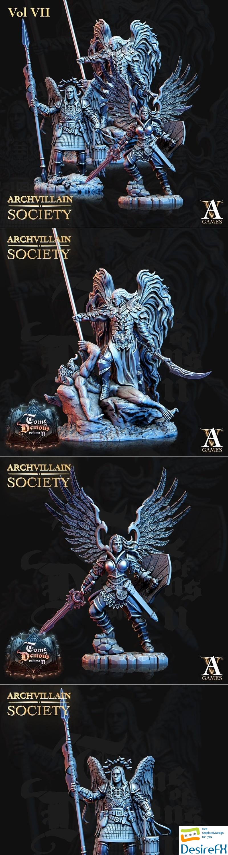 Archvillain Games - Archvillain Society Vol.VII 3D Print