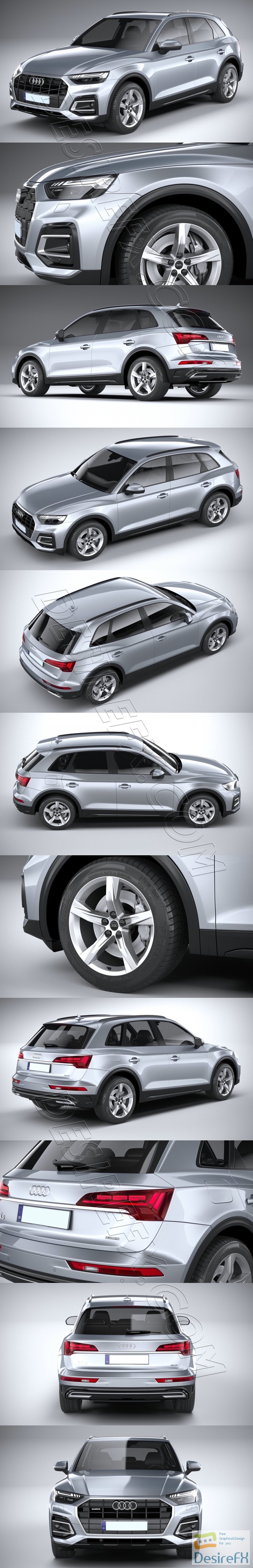 Audi Q5 2021 3D Model
