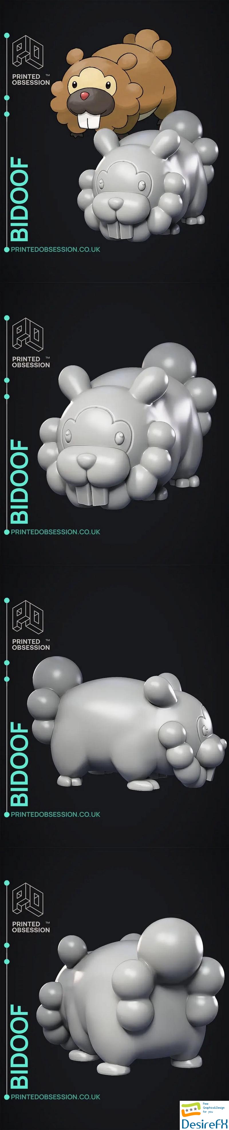 Bidoof - 3D Print