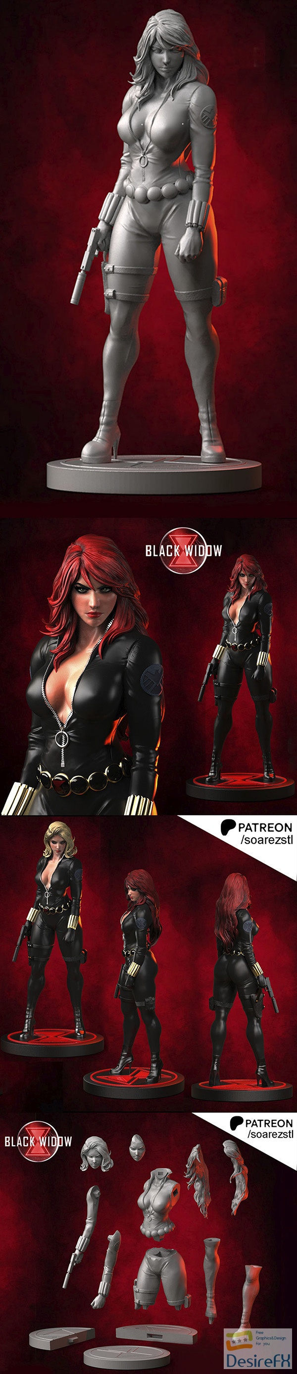 Black Widow – 3D Print
