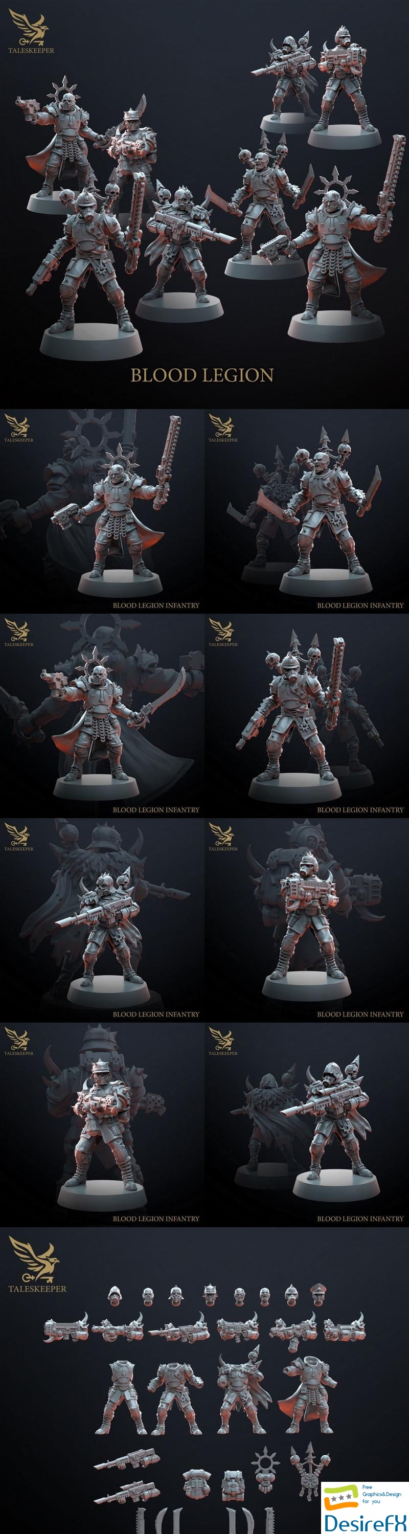 Blood Legion Infantry - 3D Print