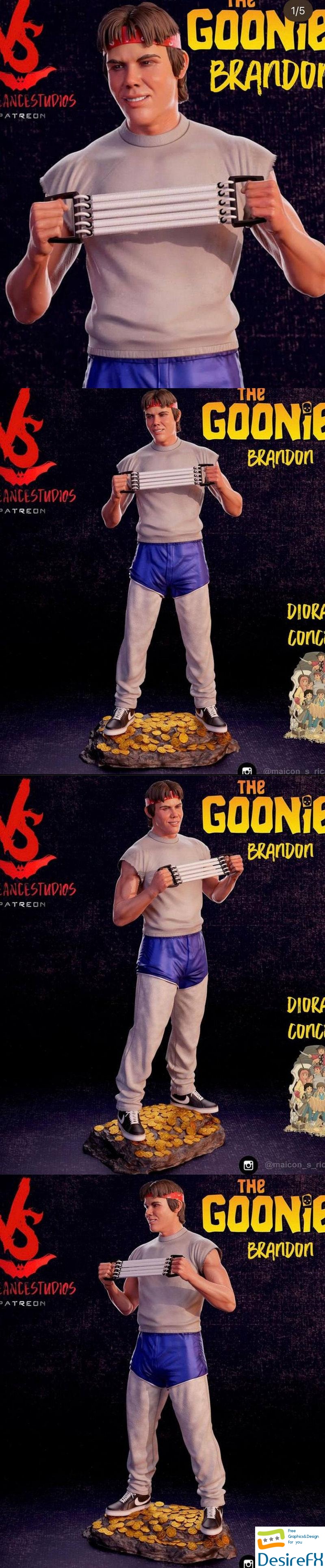 Brandon from The Goonies - 3D Print