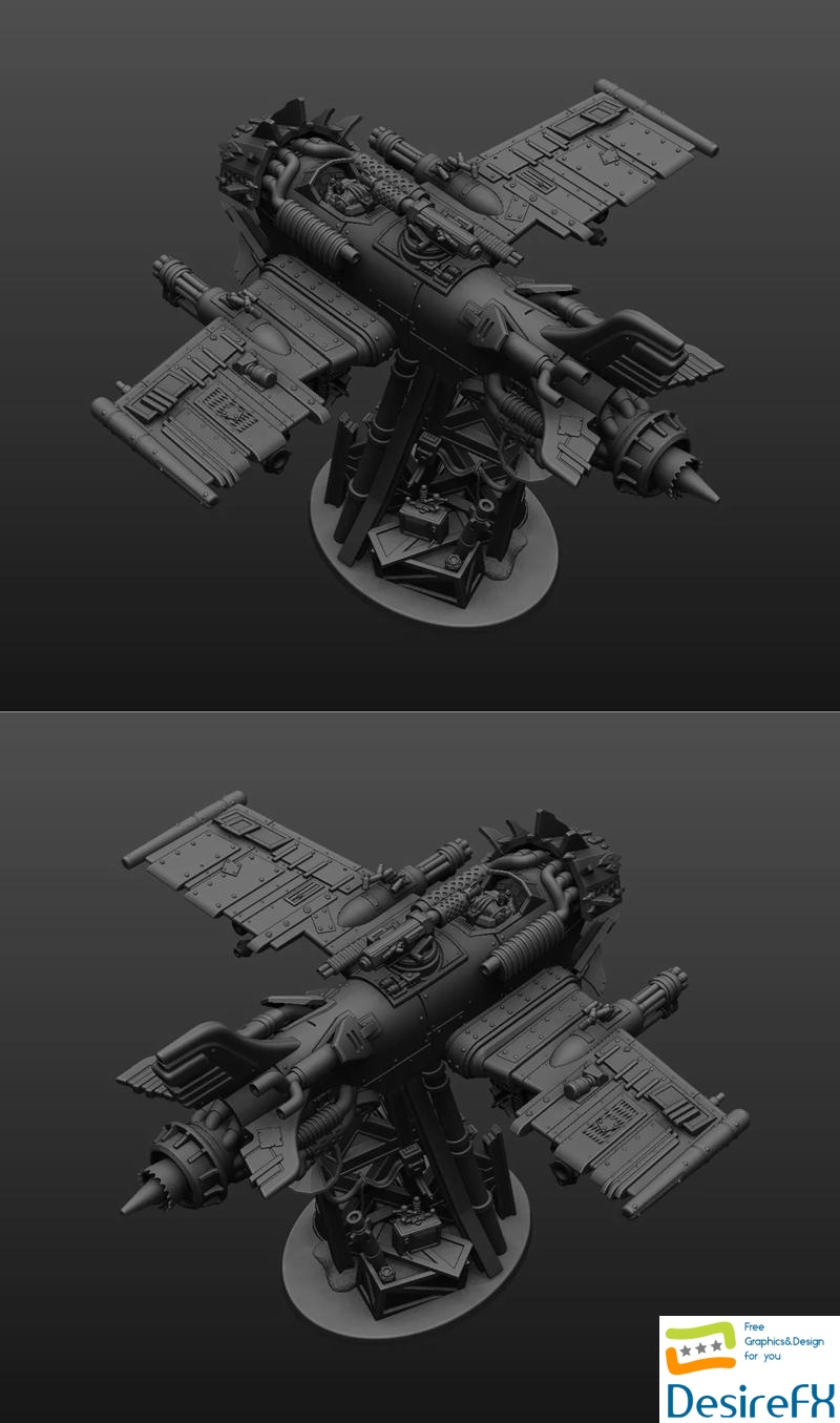 Bulwark - Scrap Jet 3D Print