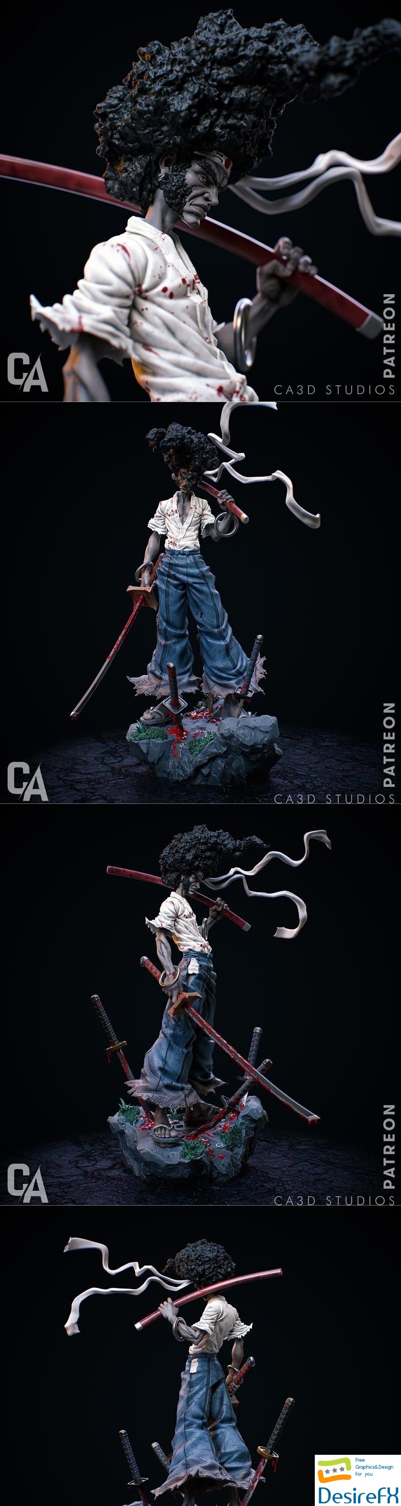 Ca 3d Studios - Afro Samurai 3D Print
