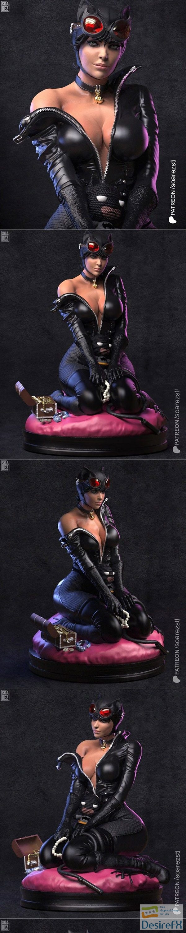 Catwoman by Soarez – 3D Print