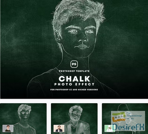 Chalk Photo Effect - U7LUL8D