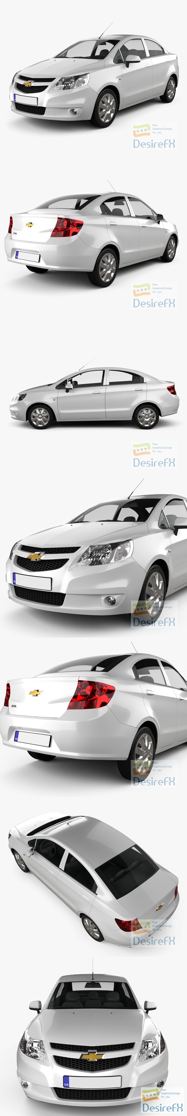 Chevrolet Sail sedan 2011 3D Model