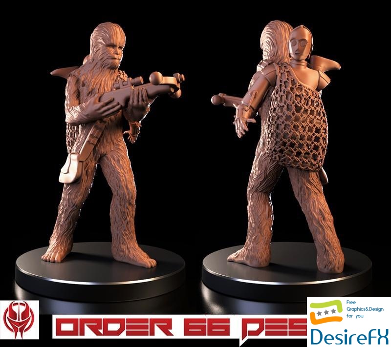 Chewbacca - Aiming 3D Print