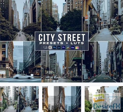 City Street Presets And luts Videos Premiere Pro - BBAUJC2