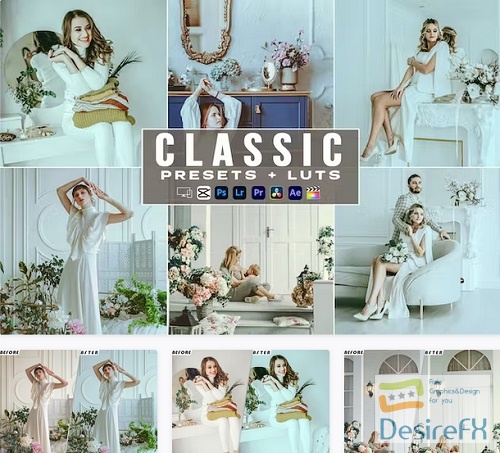 Classic Clean Presets And luts Videos Premiere Pro - PLBBE6N