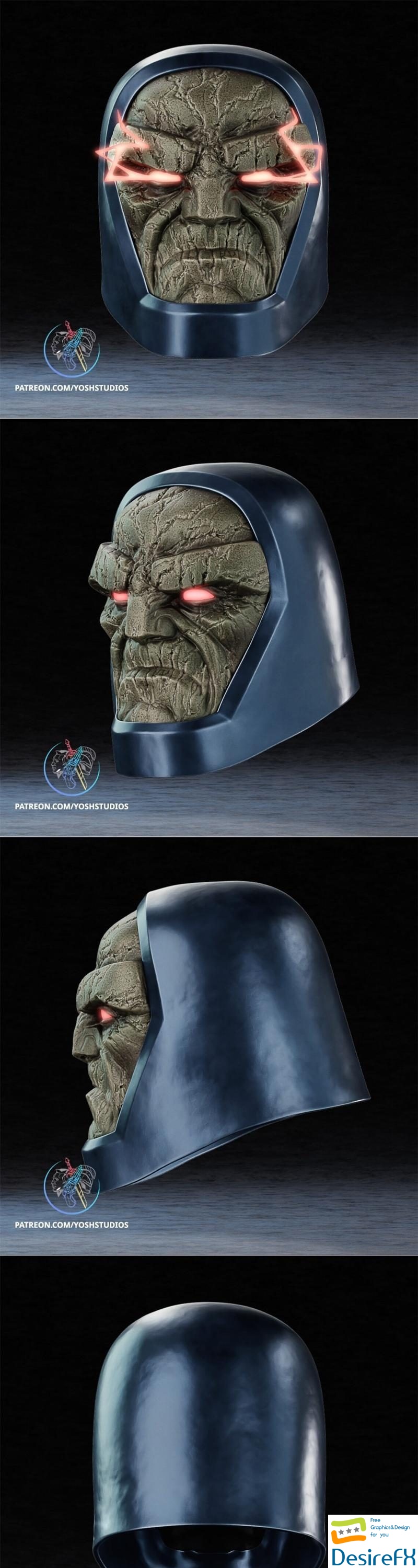 Comic Darksied Helmet 3D Print