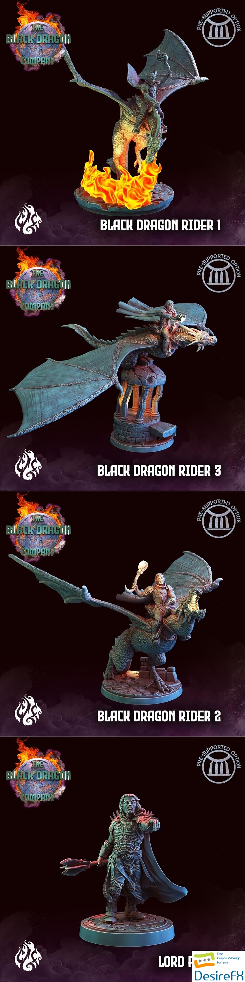 Crippled God Foundry - The Black Dragon Company 3D Print