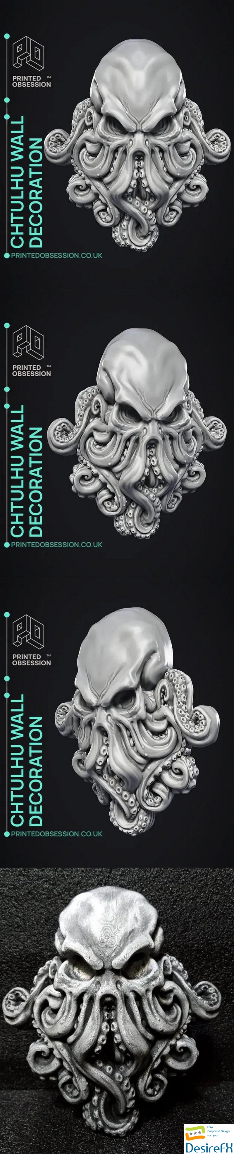 Cthulhu - Wall Decoration - 3D Print