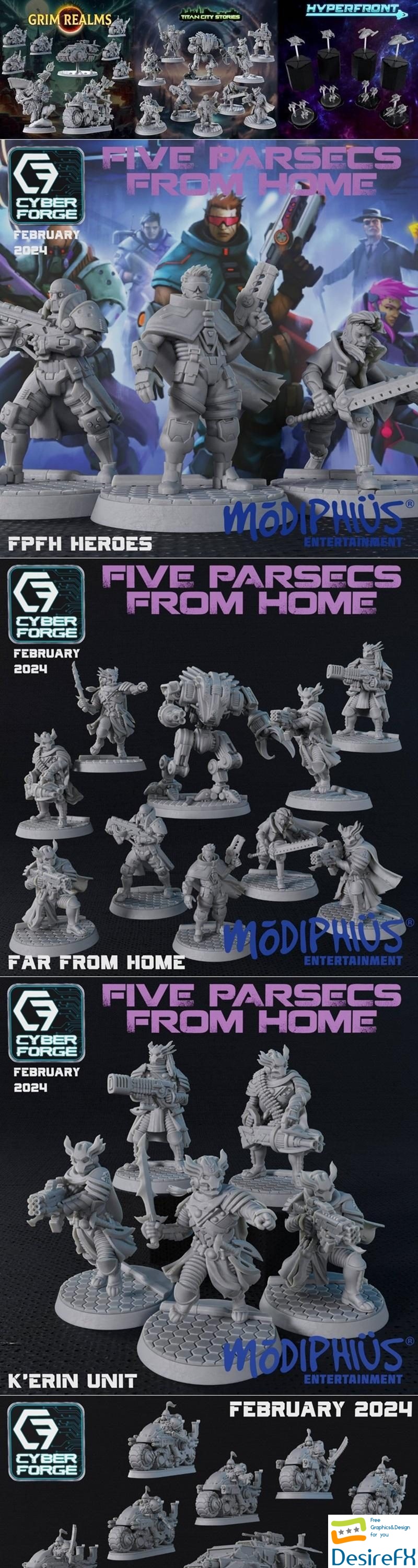 Cyber Forge - Far from Home February 2024 3D Print