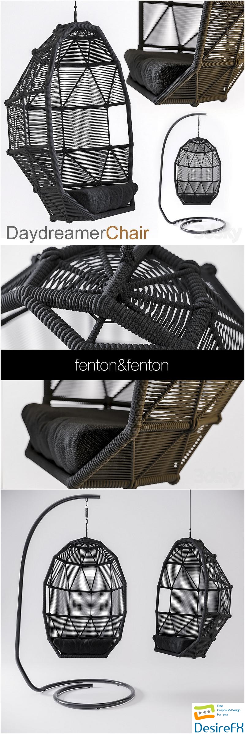 Daydreamer Hanging Chair Fenton & Fenton 3D Model