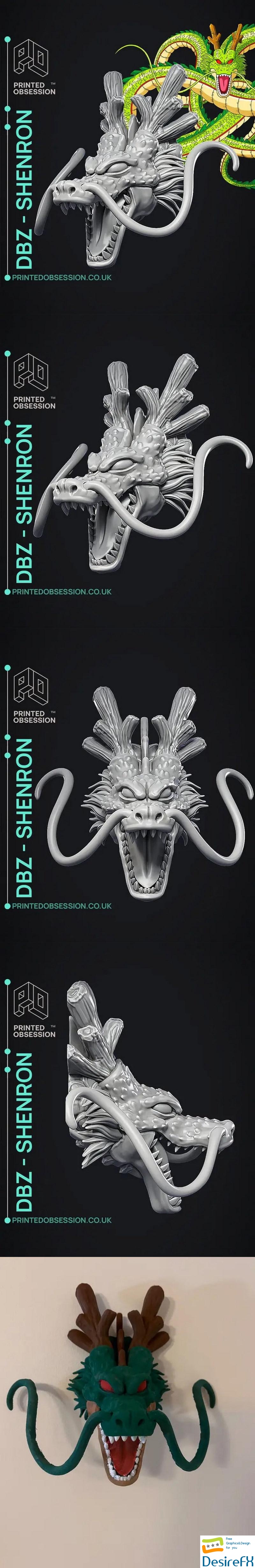 DBZ - Shenron - Wall Decoration - 3D Print