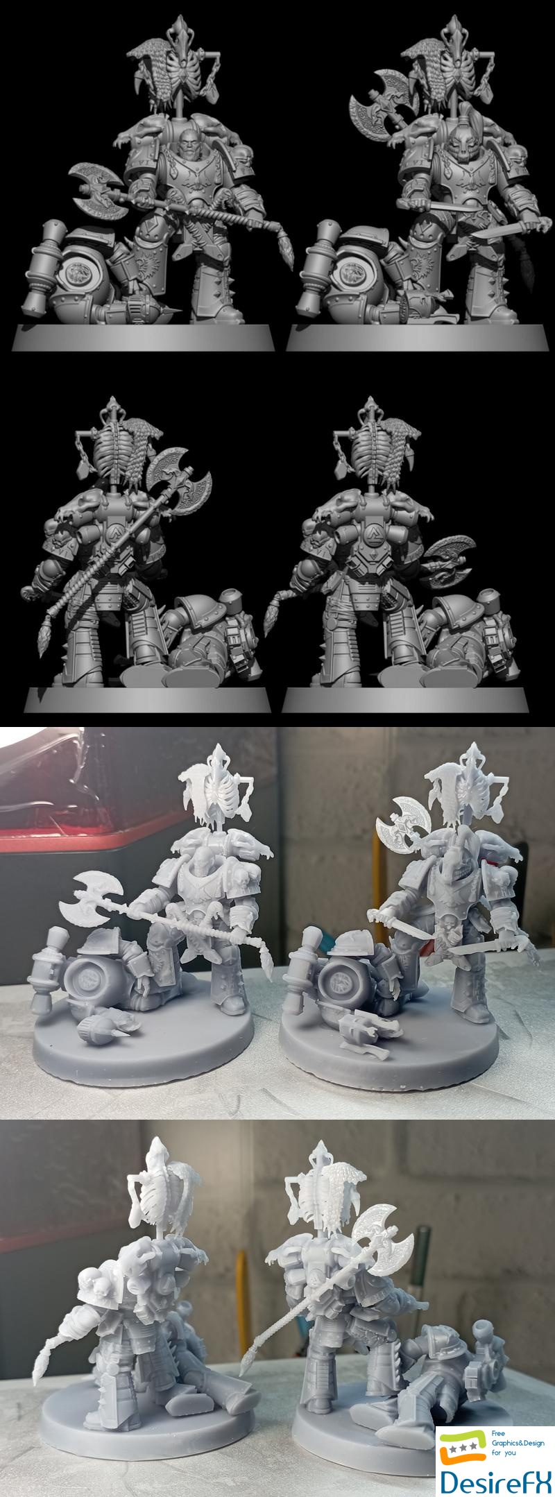 Deathsworn Preator in MK3 Armour - 3D Print