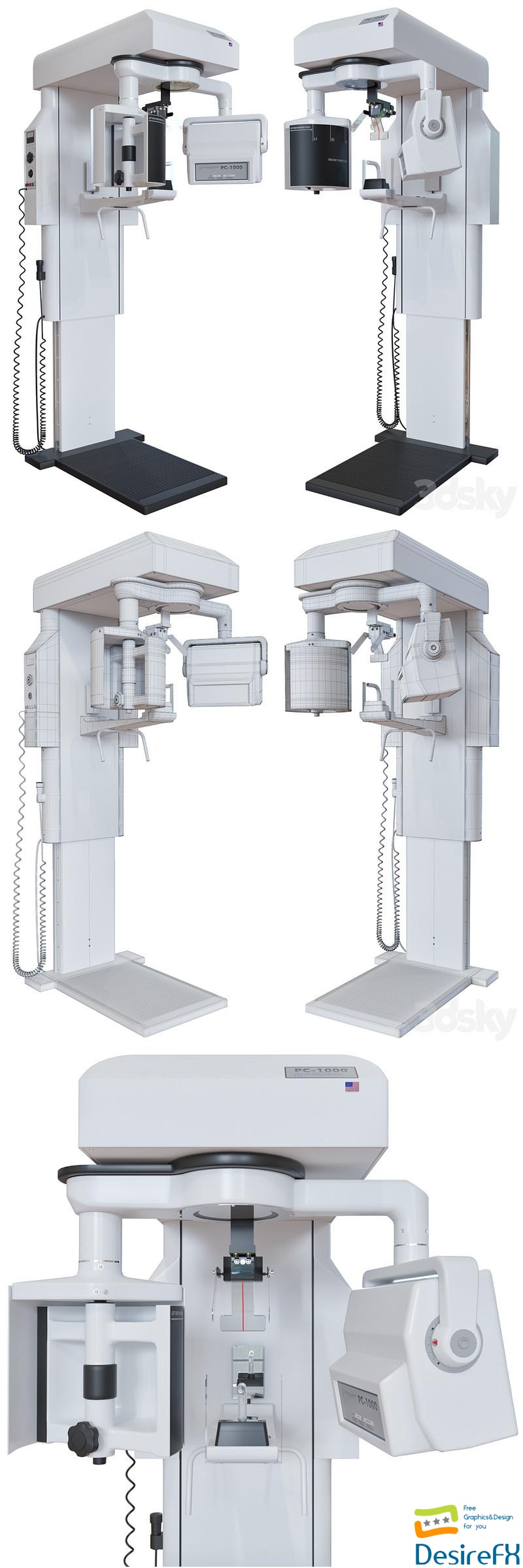 Dental X-rays pc1000 3D Model