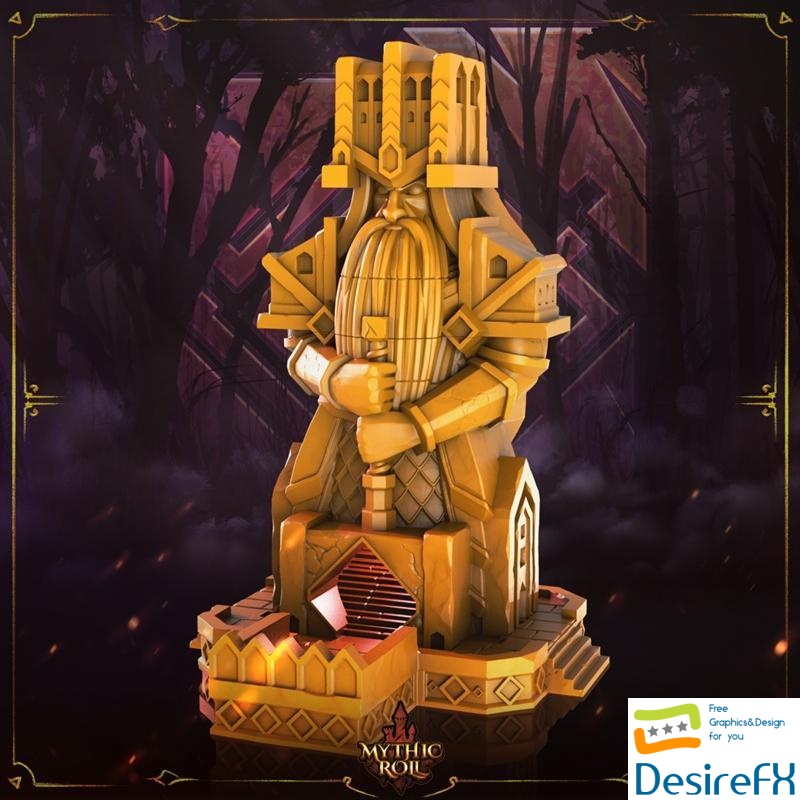 Dice Tower - Baldur’s Shrine 3D Print