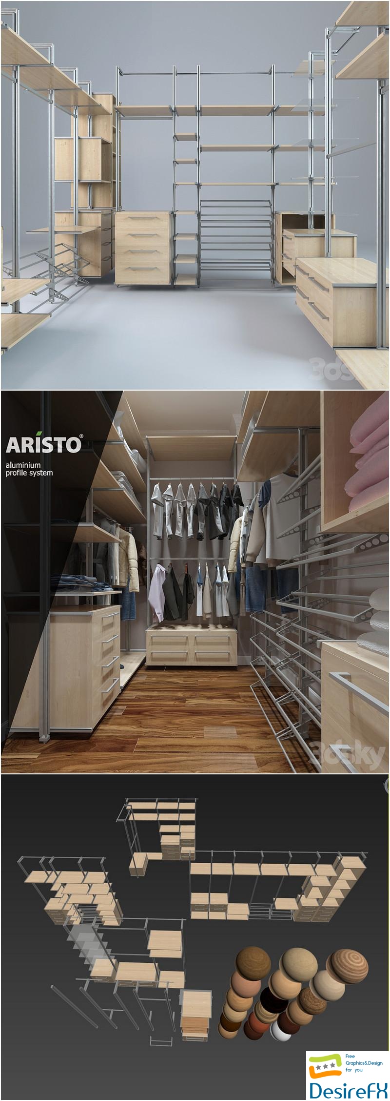 Dressing system Aristo 3D Model