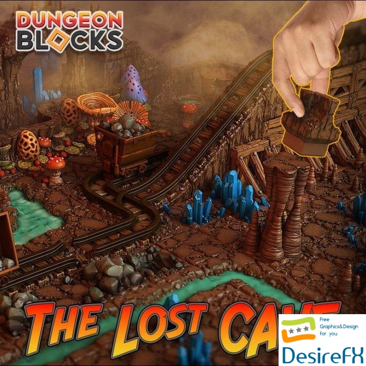 Dungeon Blocks - The Lost Cave 3D Print