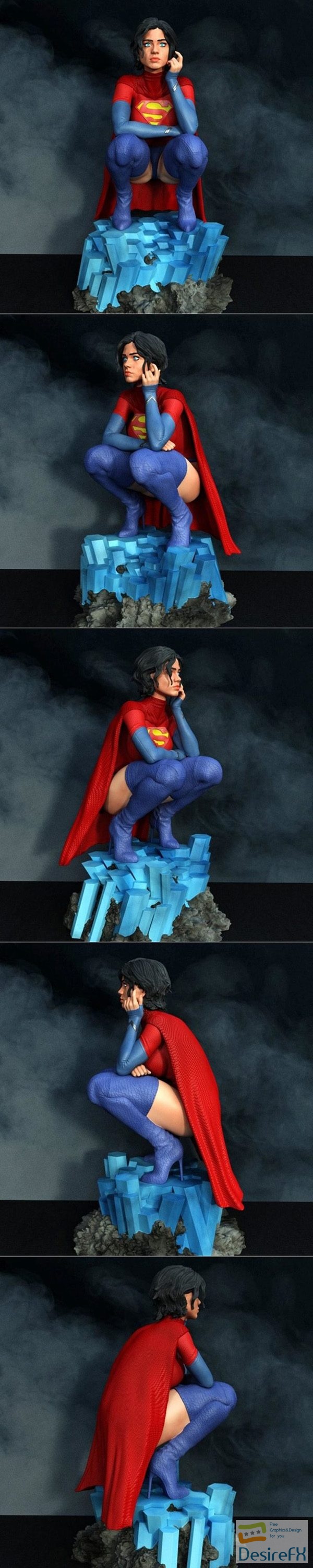 Exclusive – Supergirl – 3D Print