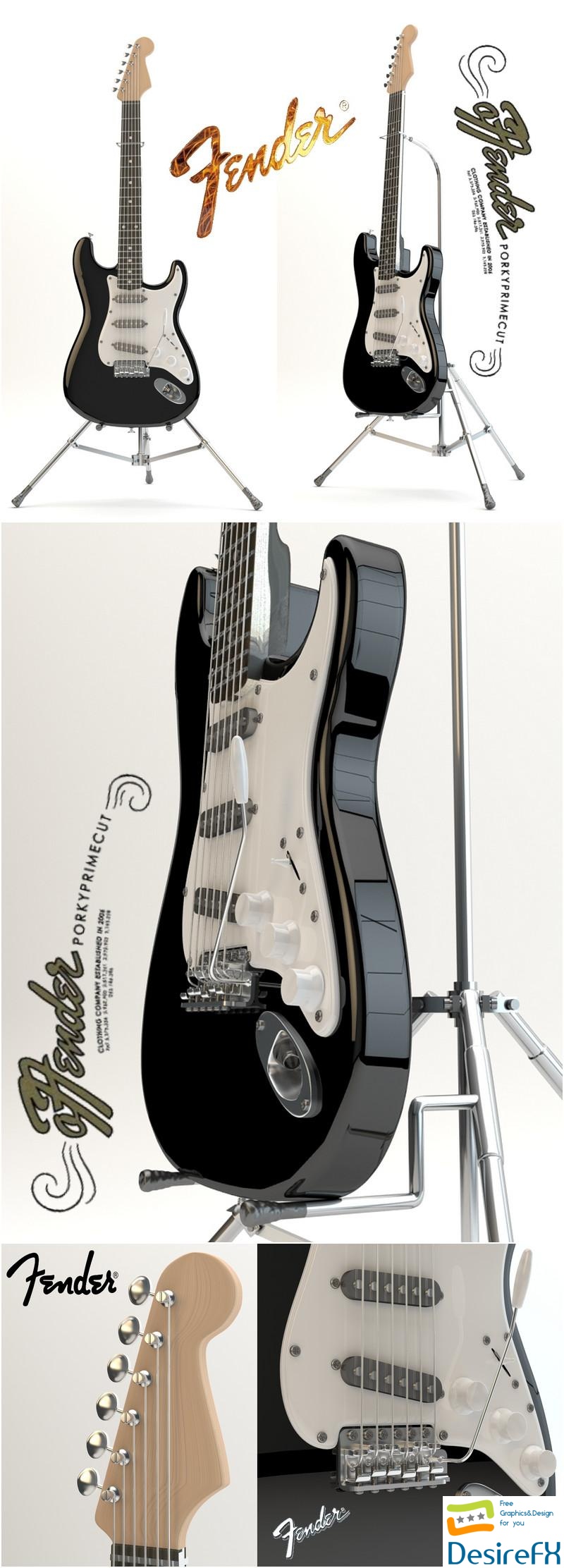 Fender Starcoast 3D Model