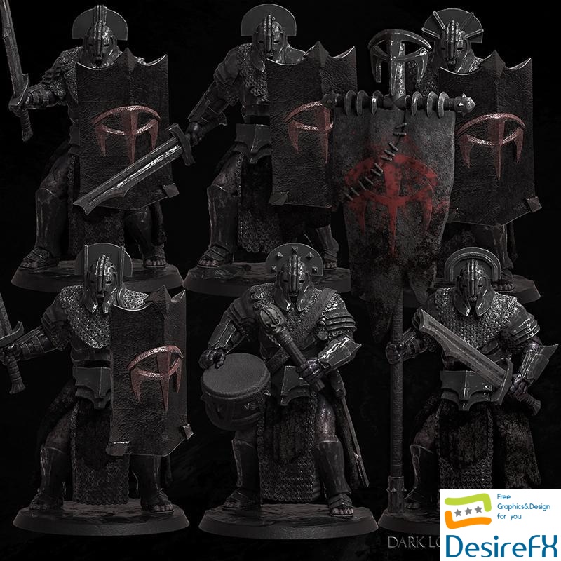 Guards Of The Black Tower 3D Print