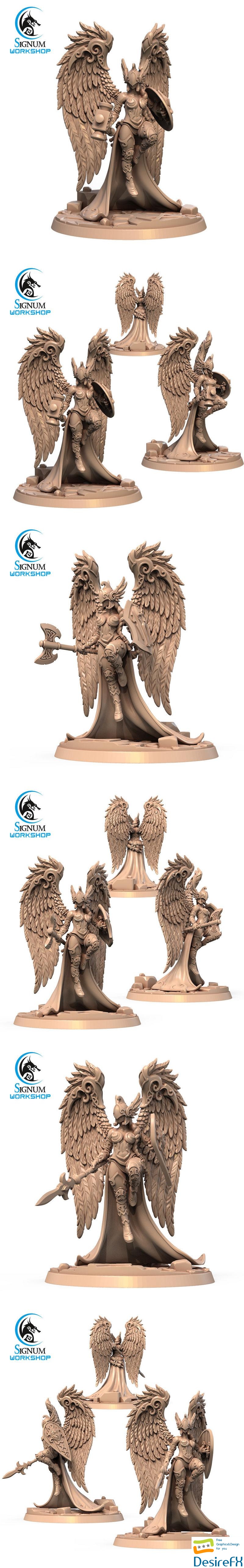 Gunhild the Iron Wings - 3D Print