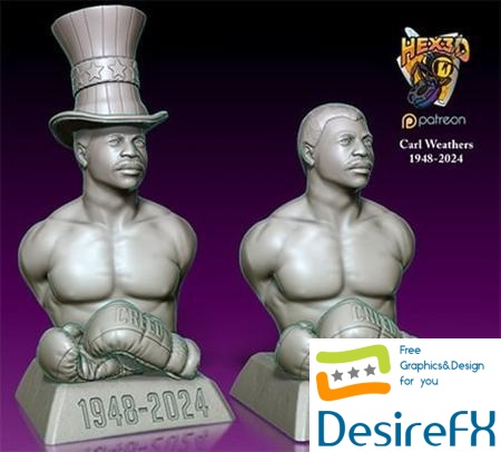 Hex3D - Creed Bust V1-2 3D Print