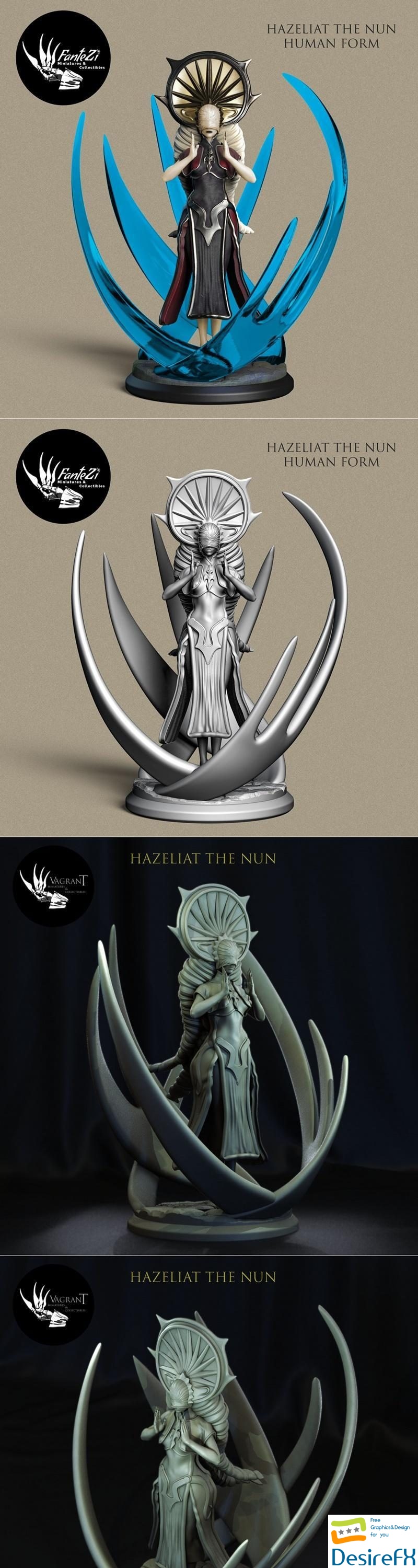 Hezaliat the Nun Human 3D Print