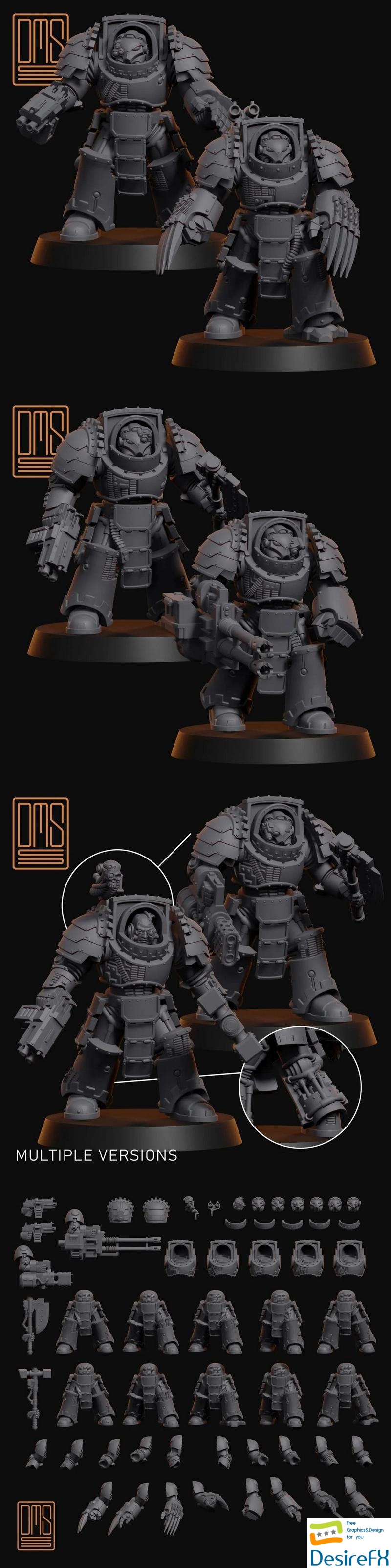 Iron Destroyer Squad - 3D Print