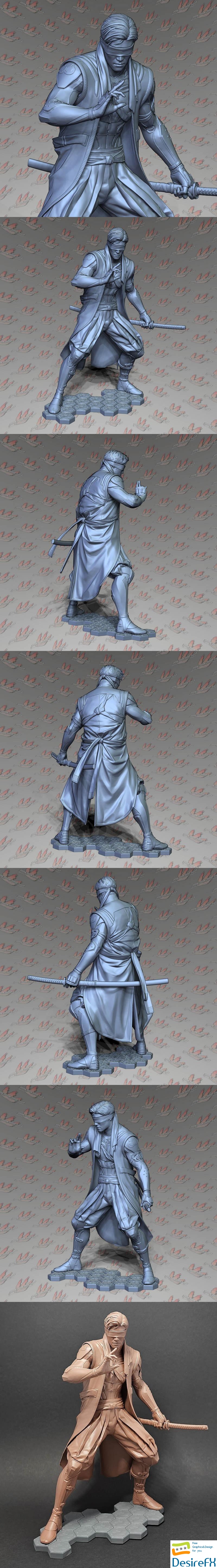 Kenshi from Mortal Kombat 12 - 3D Print