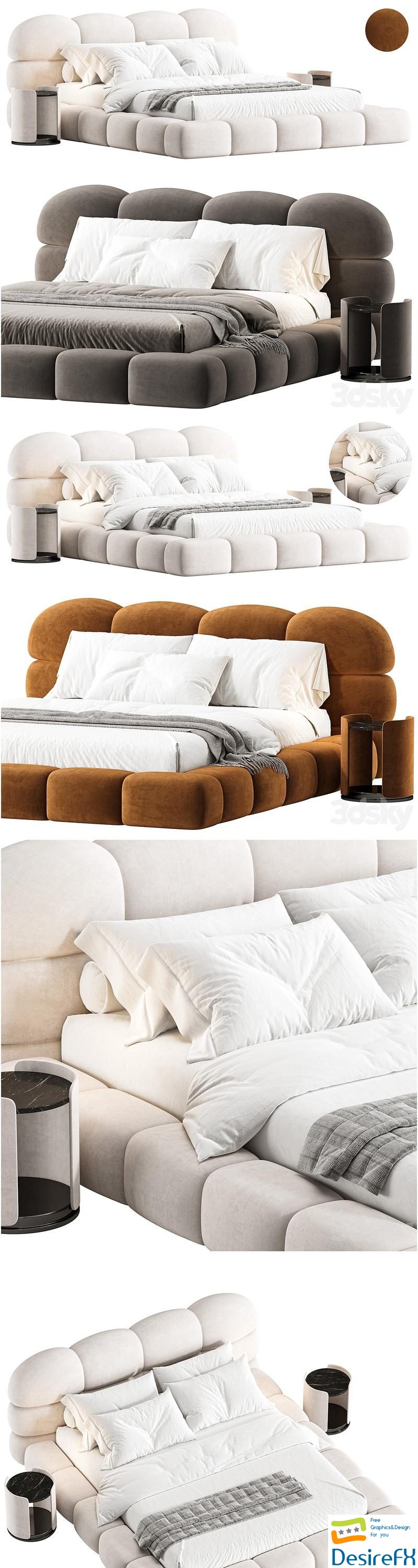 KOTILA Bed By Artipieces 3D Model