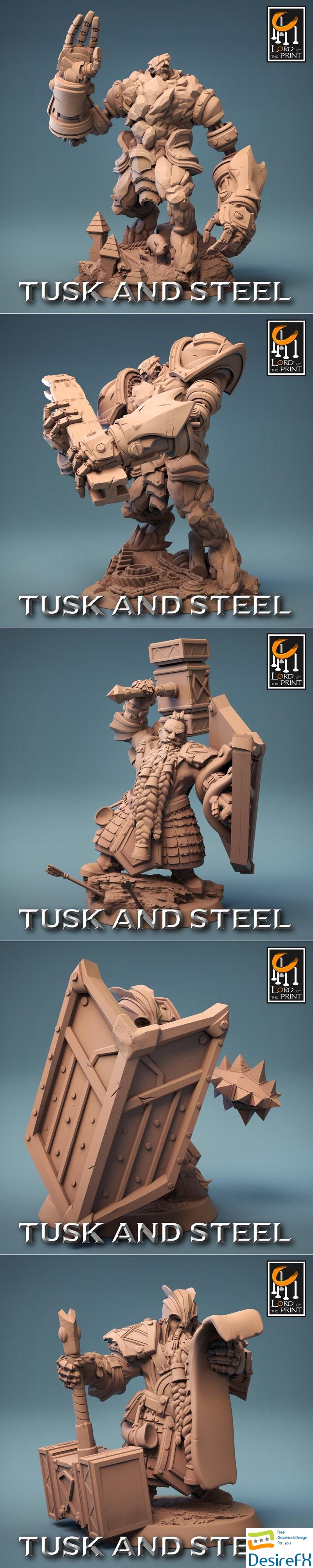 Lord of the Print - Tusk and Steel August 2023 3D Print