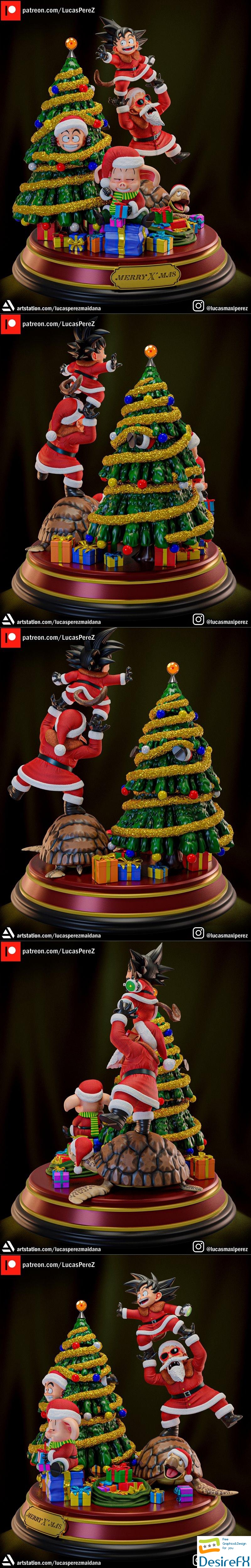 Lucas Perez - Diorama Especial Navidad 3D Print