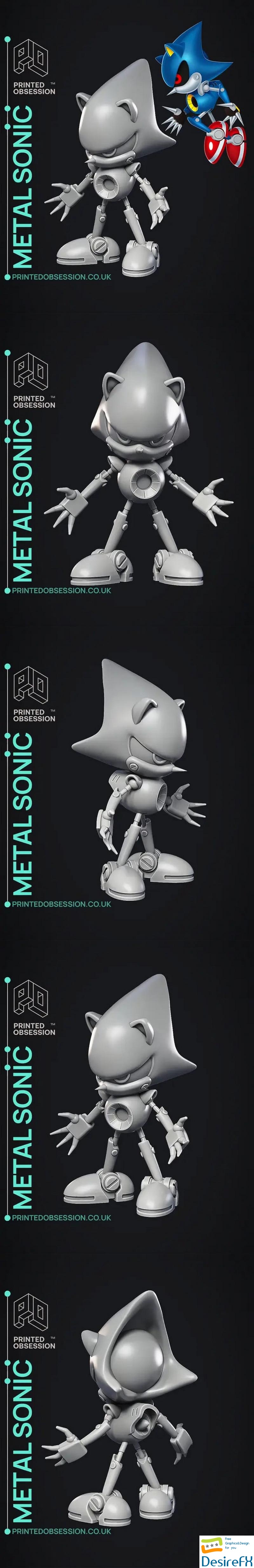 Metal Sonic - 3D Print
