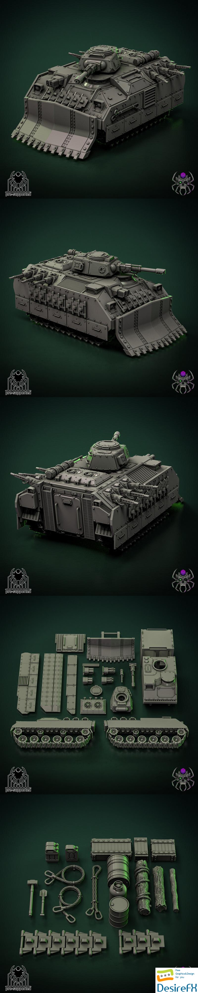 Minotaur Infantry Support Vehicle - 3D Print