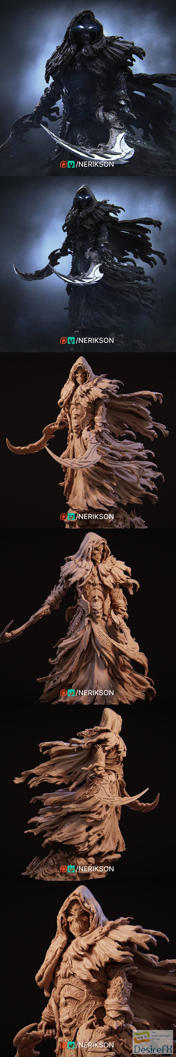 Nerikson – Four Horseman Death – Standalone Variant – 3D Print